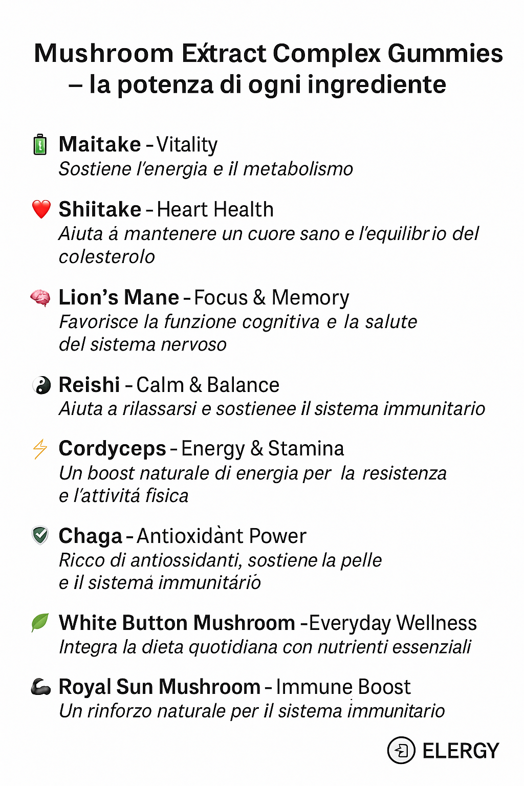 Mushroom Extract Complex - Organic Mushroom Extract 🍄